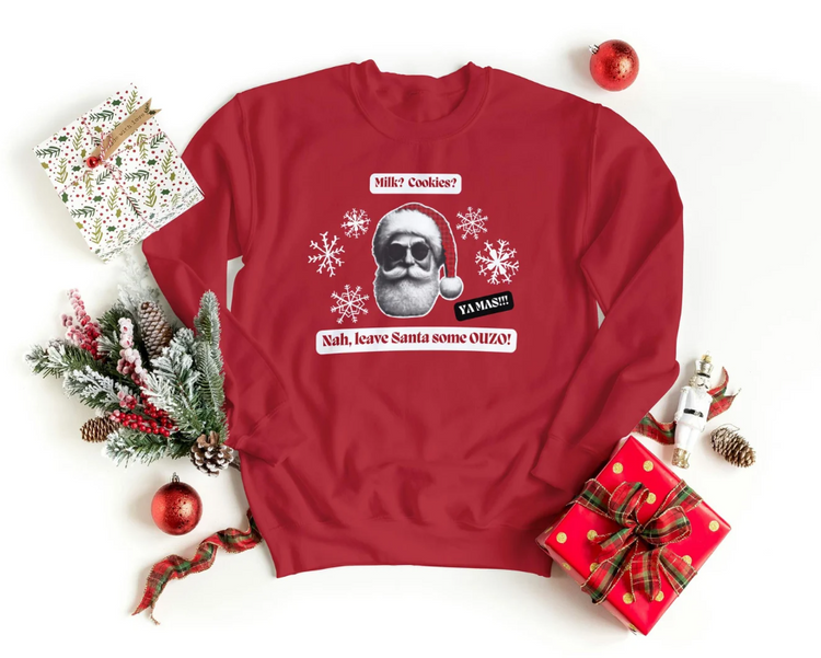 Christmas Gifts, Greek Holiday Presents, Ouzo Bags, Festive Accessories by Sea Sun Stories