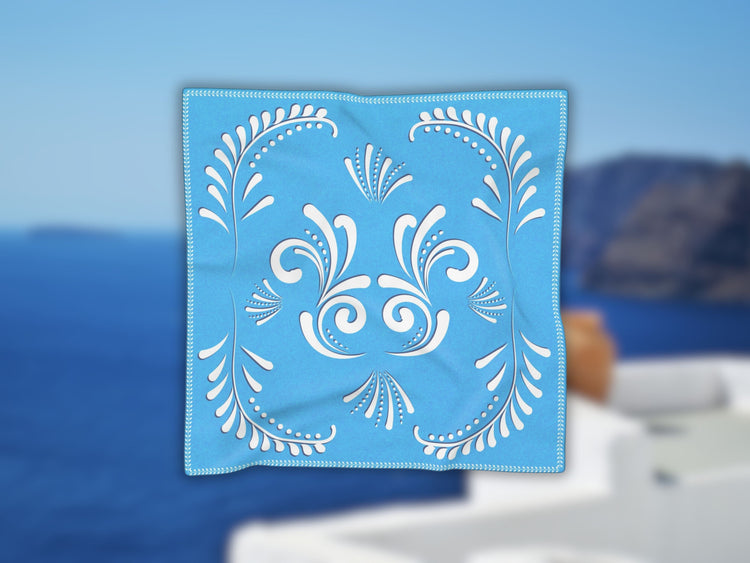 Scarves Wraps Square-Greek Scarves, Summer Cover Ups, Gifts for Her by Sea Sun Stories