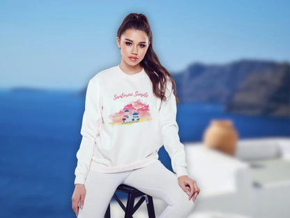 A model casually wearing the Santorini Shirt, highlighting its versatile style for everyday wear.